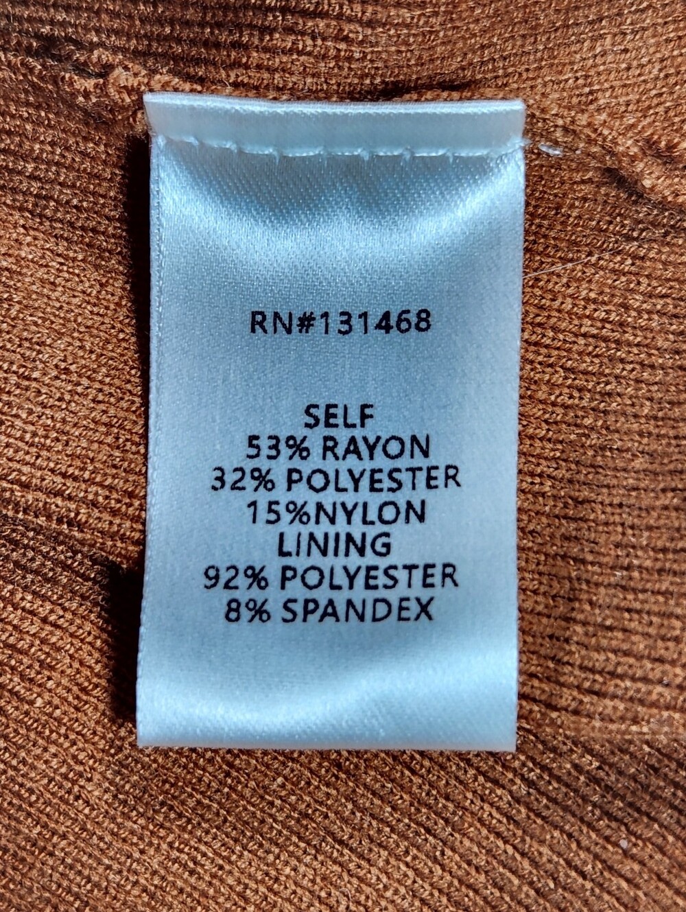Fate Burnt Orange Sequin Leaf Mock Neck Sweater Small - Picture 7 of 12